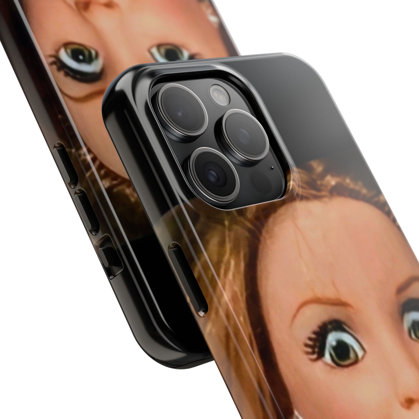 Funny Doll Phone Case, Tough Phone Covers for Teens, Novelty Gift for Friends, Quirky Protection, Unique Phone Accessories