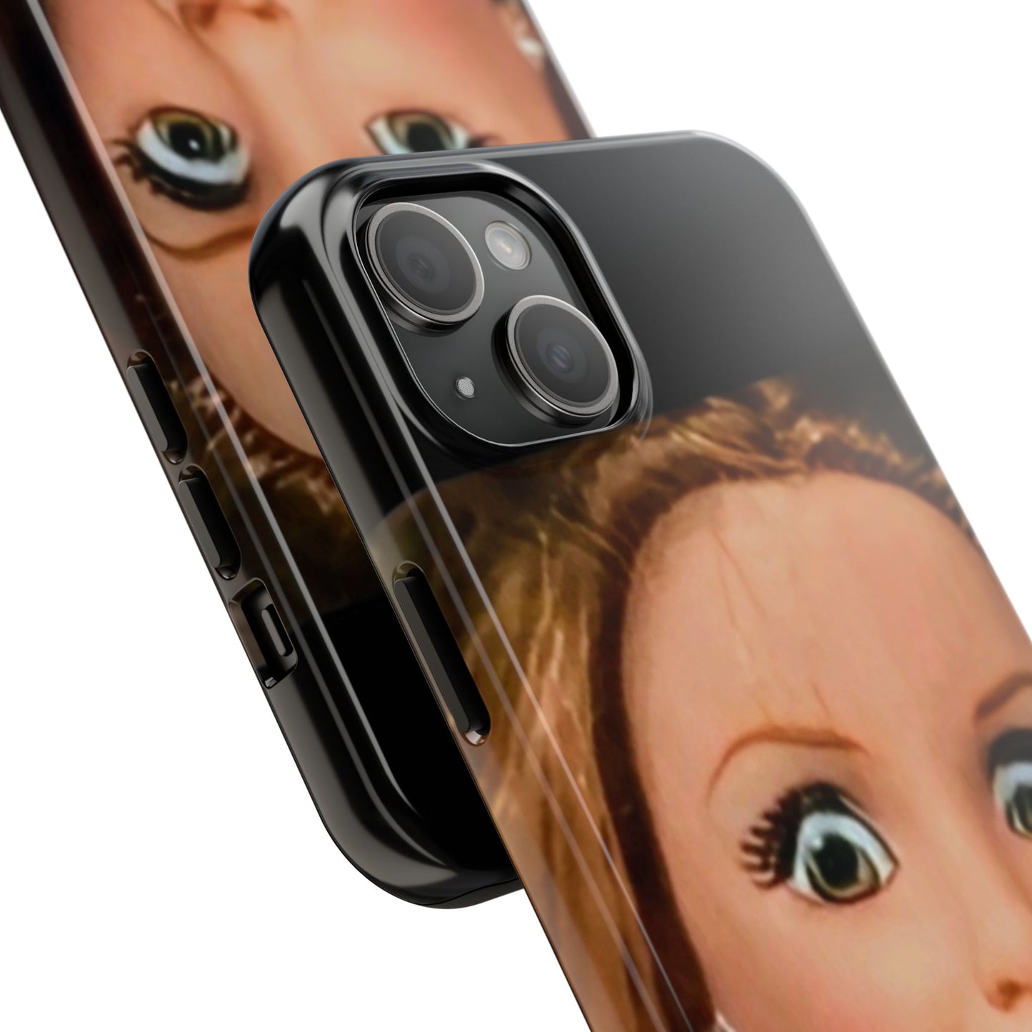 Funny Doll Phone Case, Tough Phone Covers for Teens, Novelty Gift for Friends, Quirky Protection, Unique Phone Accessories