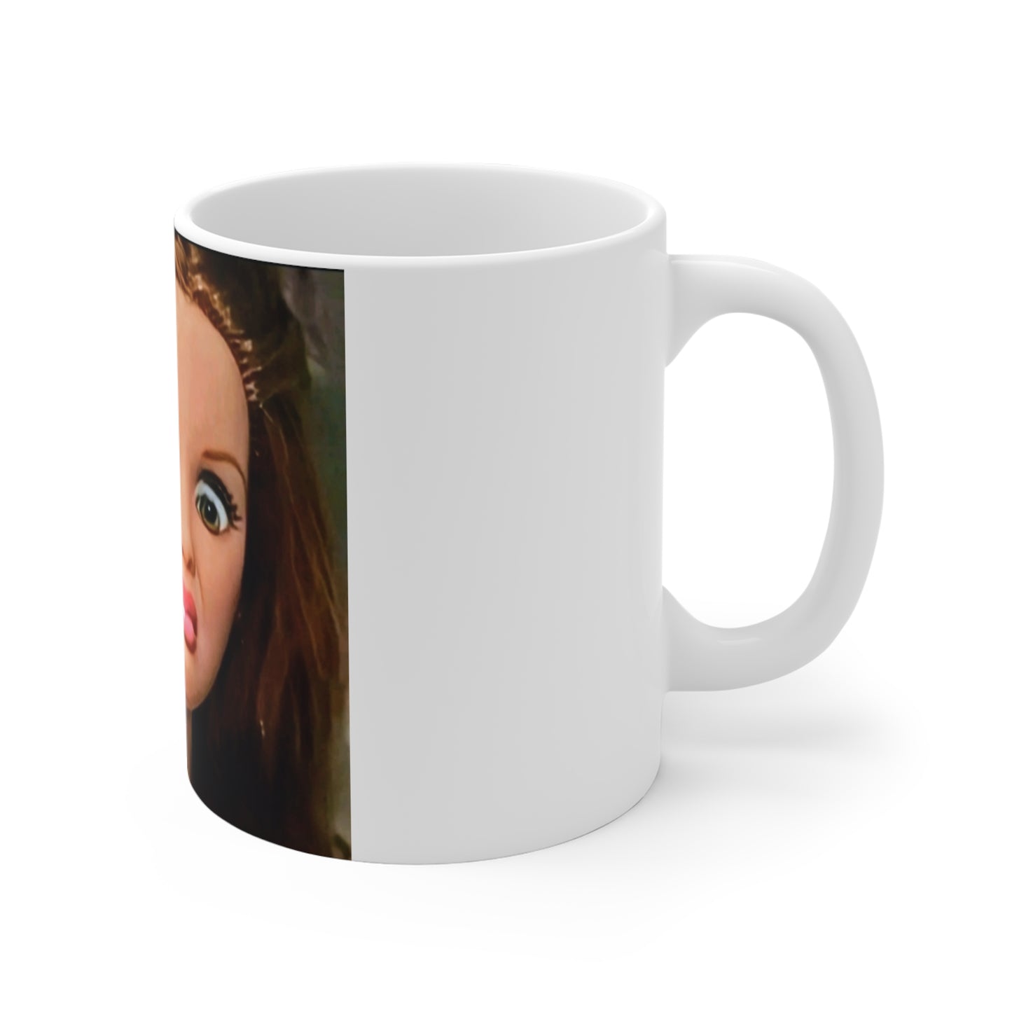 Funny Barbie Mug 11oz - Hilarious Disgusted Coffee Cup
