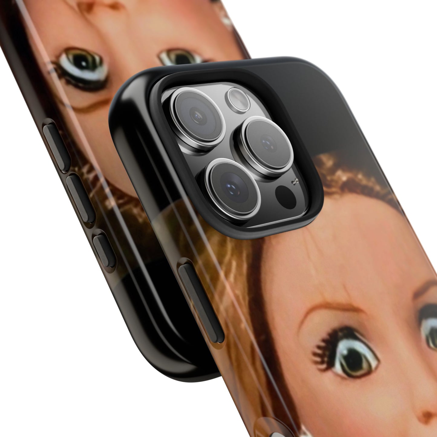 Funny Doll Phone Case, Tough Phone Covers for Teens, Novelty Gift for Friends, Quirky Protection, Unique Phone Accessories