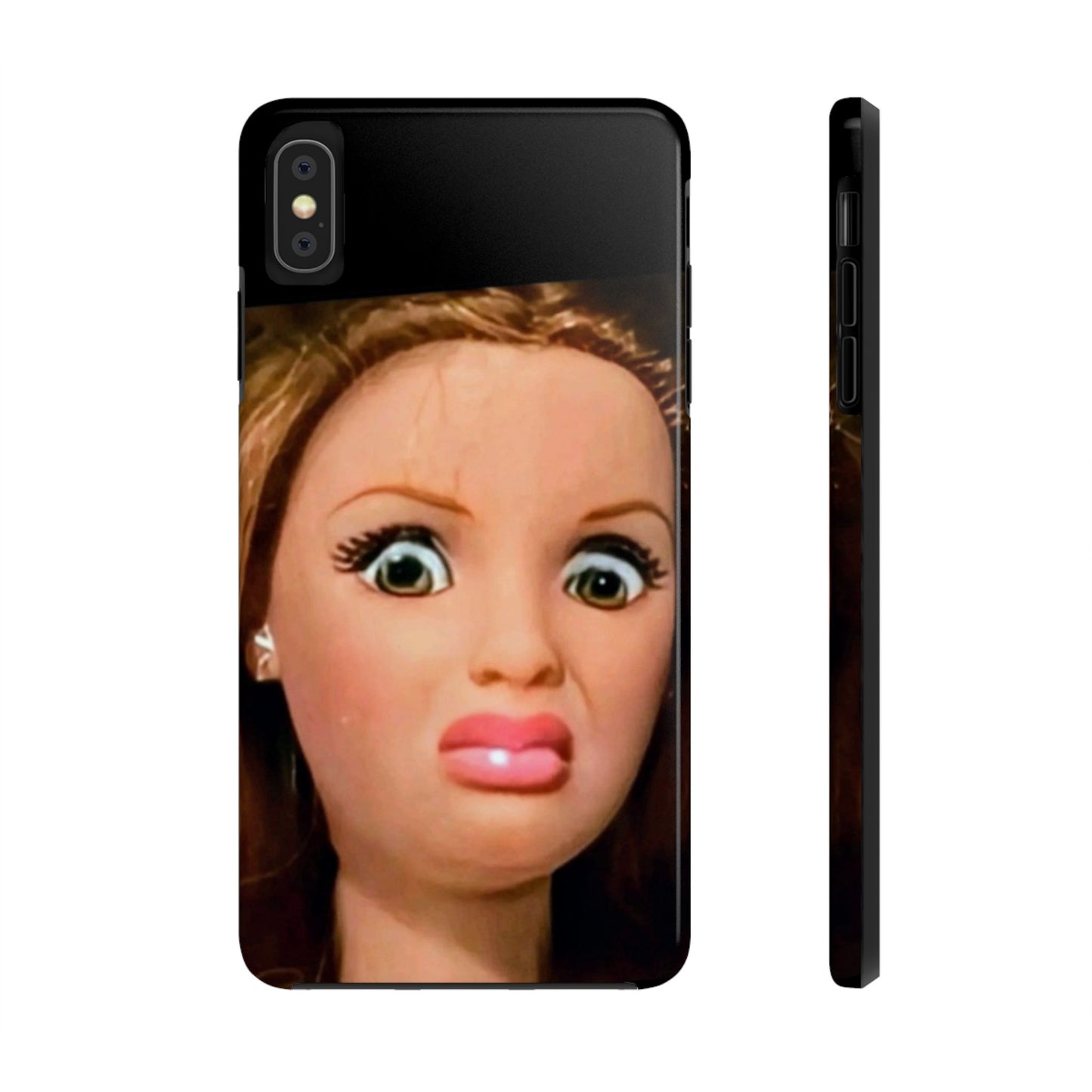 Funny Doll Phone Case, Tough Phone Covers for Teens, Novelty Gift for Friends, Quirky Protection, Unique Phone Accessories