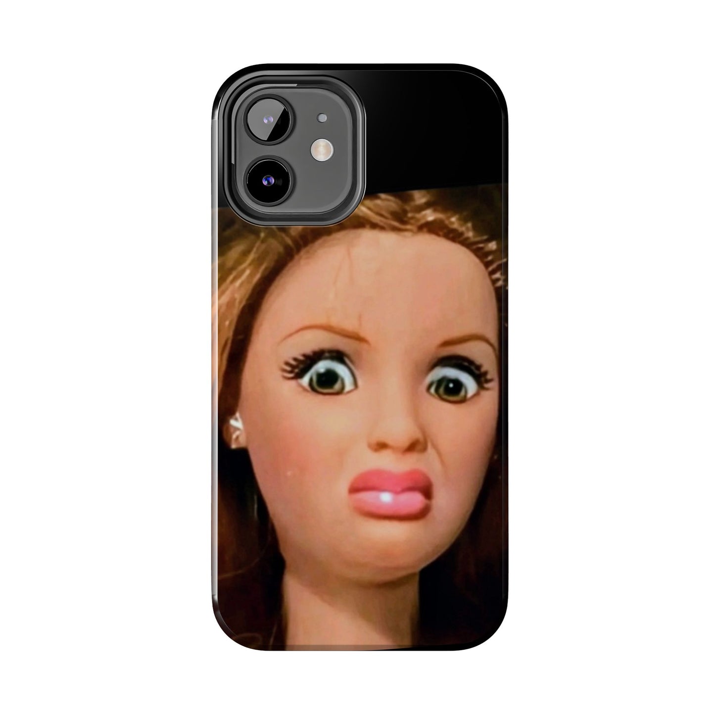 Funny Doll Phone Case, Tough Phone Covers for Teens, Novelty Gift for Friends, Quirky Protection, Unique Phone Accessories
