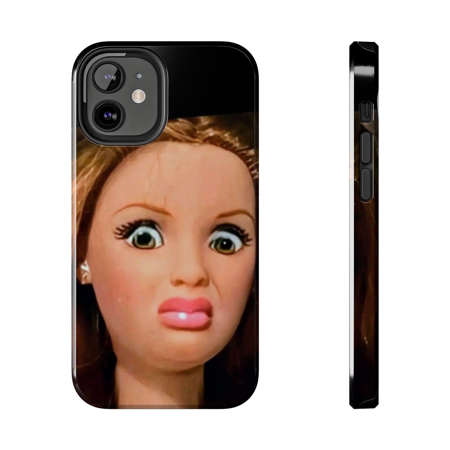 Funny Doll Phone Case, Tough Phone Covers for Teens, Novelty Gift for Friends, Quirky Protection, Unique Phone Accessories