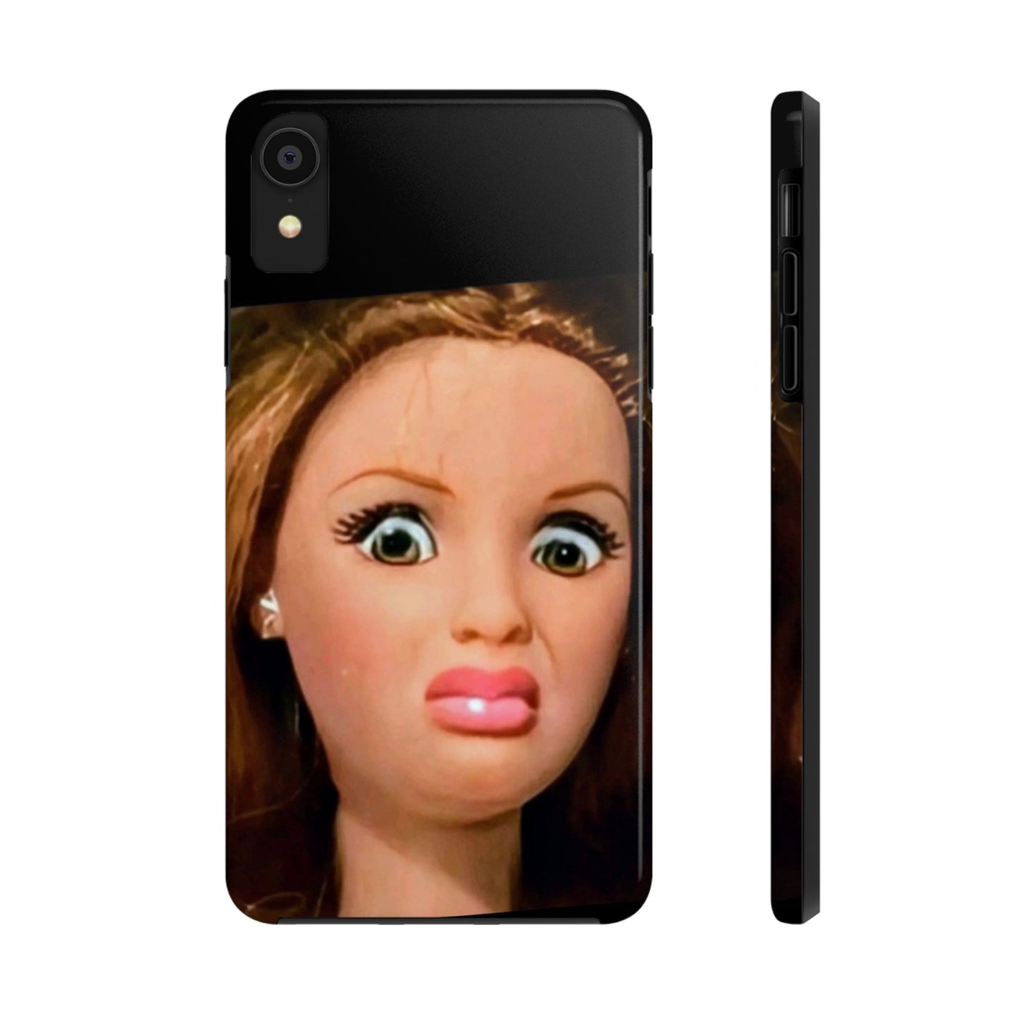 Funny Doll Phone Case, Tough Phone Covers for Teens, Novelty Gift for Friends, Quirky Protection, Unique Phone Accessories