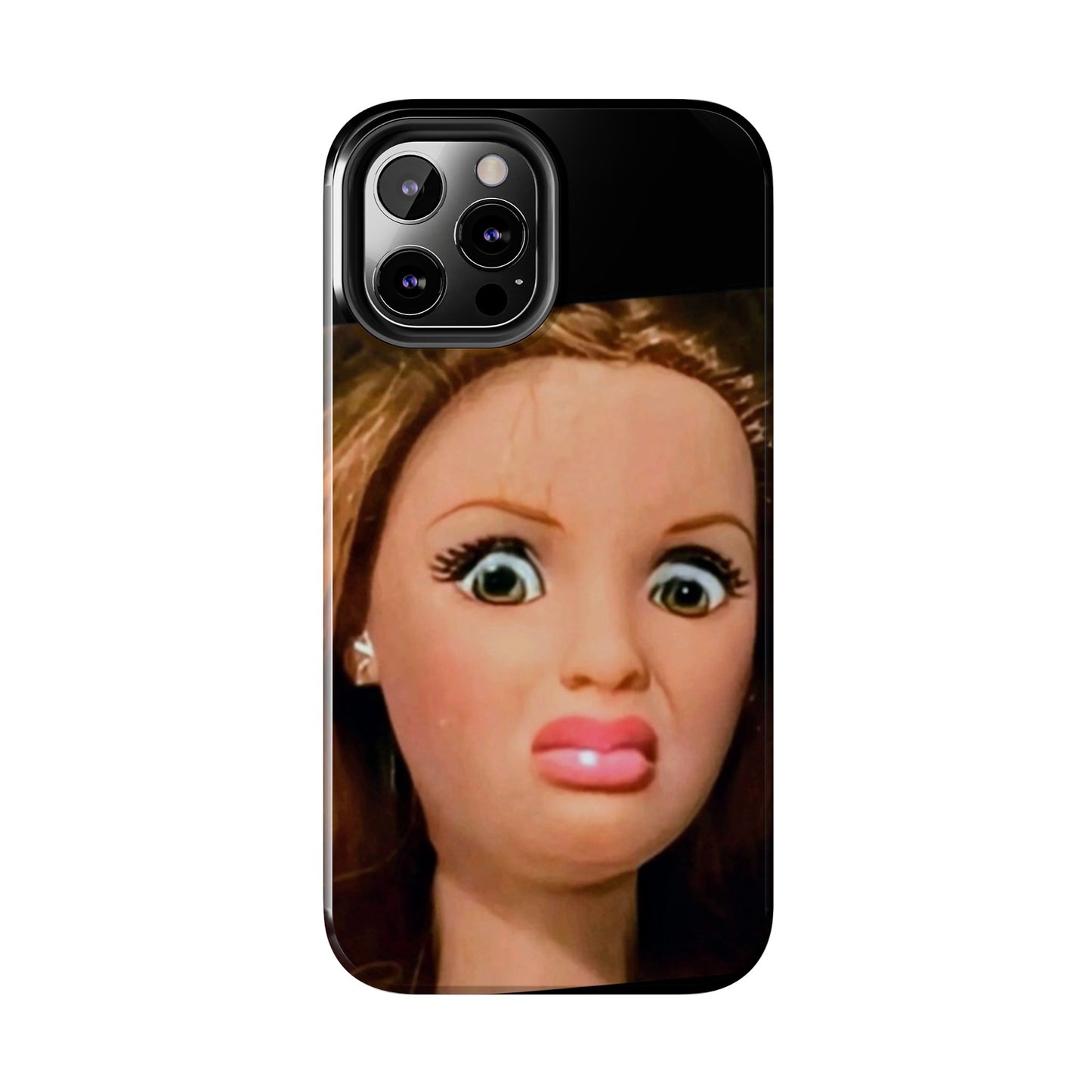 Funny Doll Phone Case, Tough Phone Covers for Teens, Novelty Gift for Friends, Quirky Protection, Unique Phone Accessories