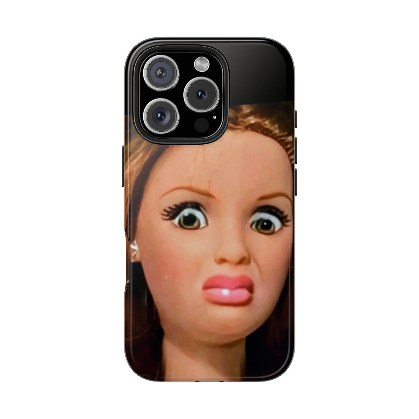 Funny Doll Phone Case, Tough Phone Covers for Teens, Novelty Gift for Friends, Quirky Protection, Unique Phone Accessories