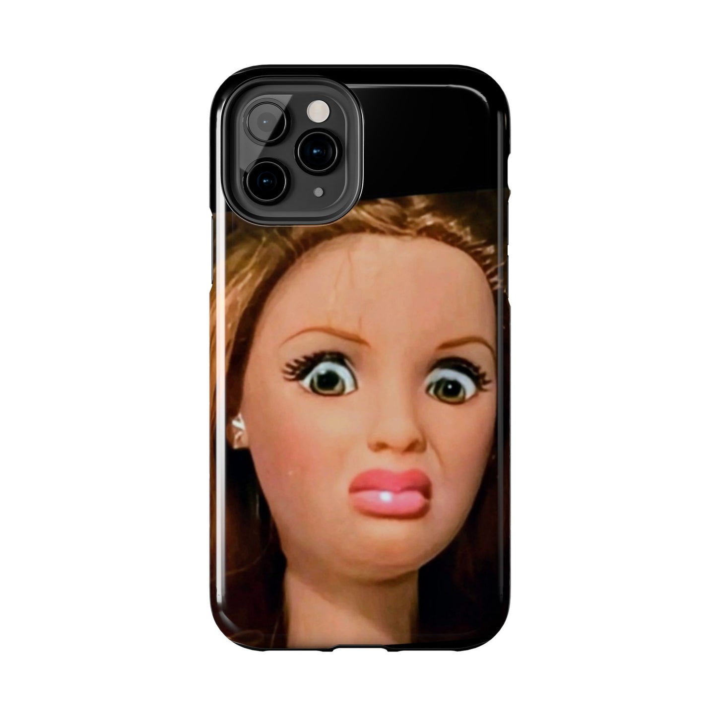 Funny Doll Phone Case, Tough Phone Covers for Teens, Novelty Gift for Friends, Quirky Protection, Unique Phone Accessories