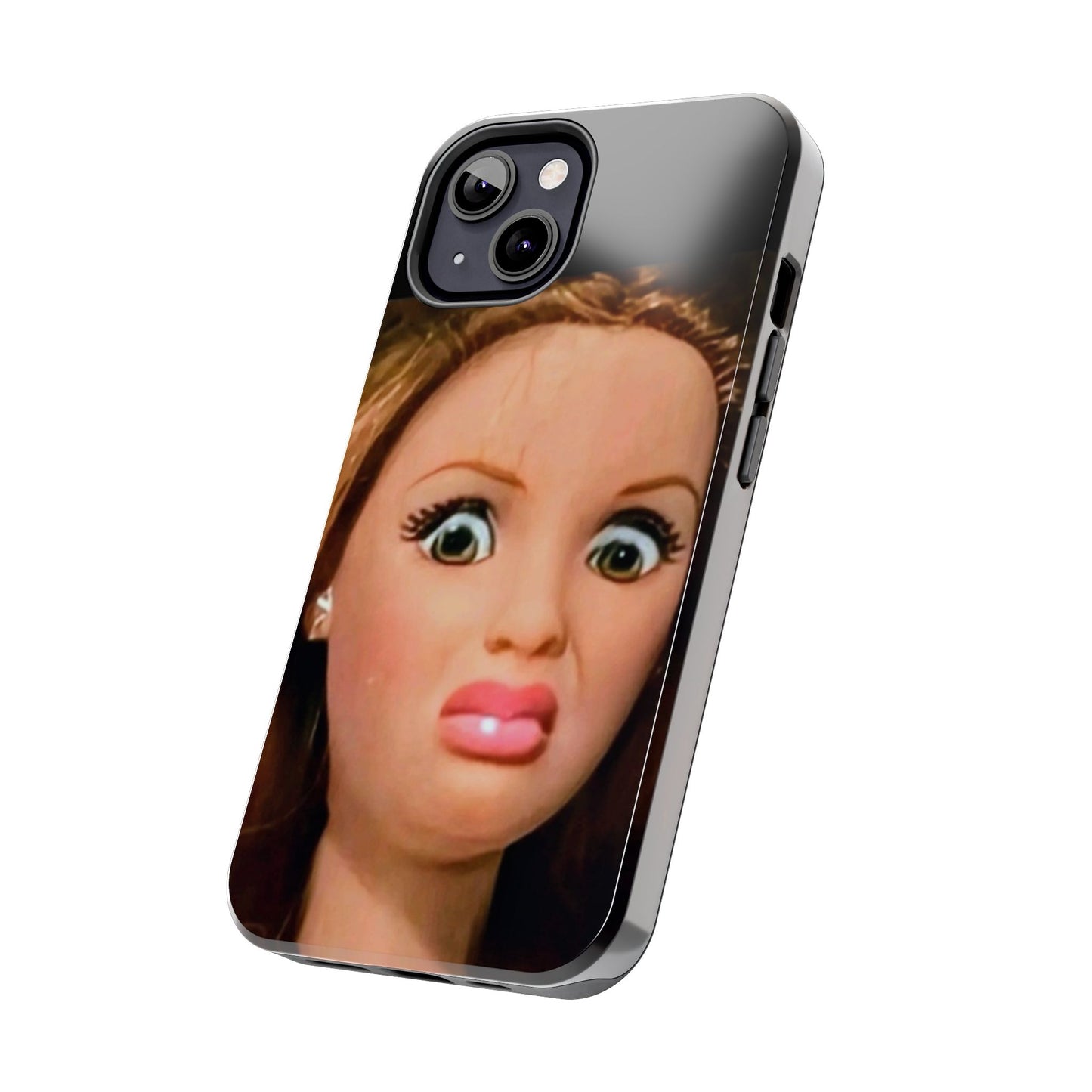 Funny Doll Phone Case, Tough Phone Covers for Teens, Novelty Gift for Friends, Quirky Protection, Unique Phone Accessories
