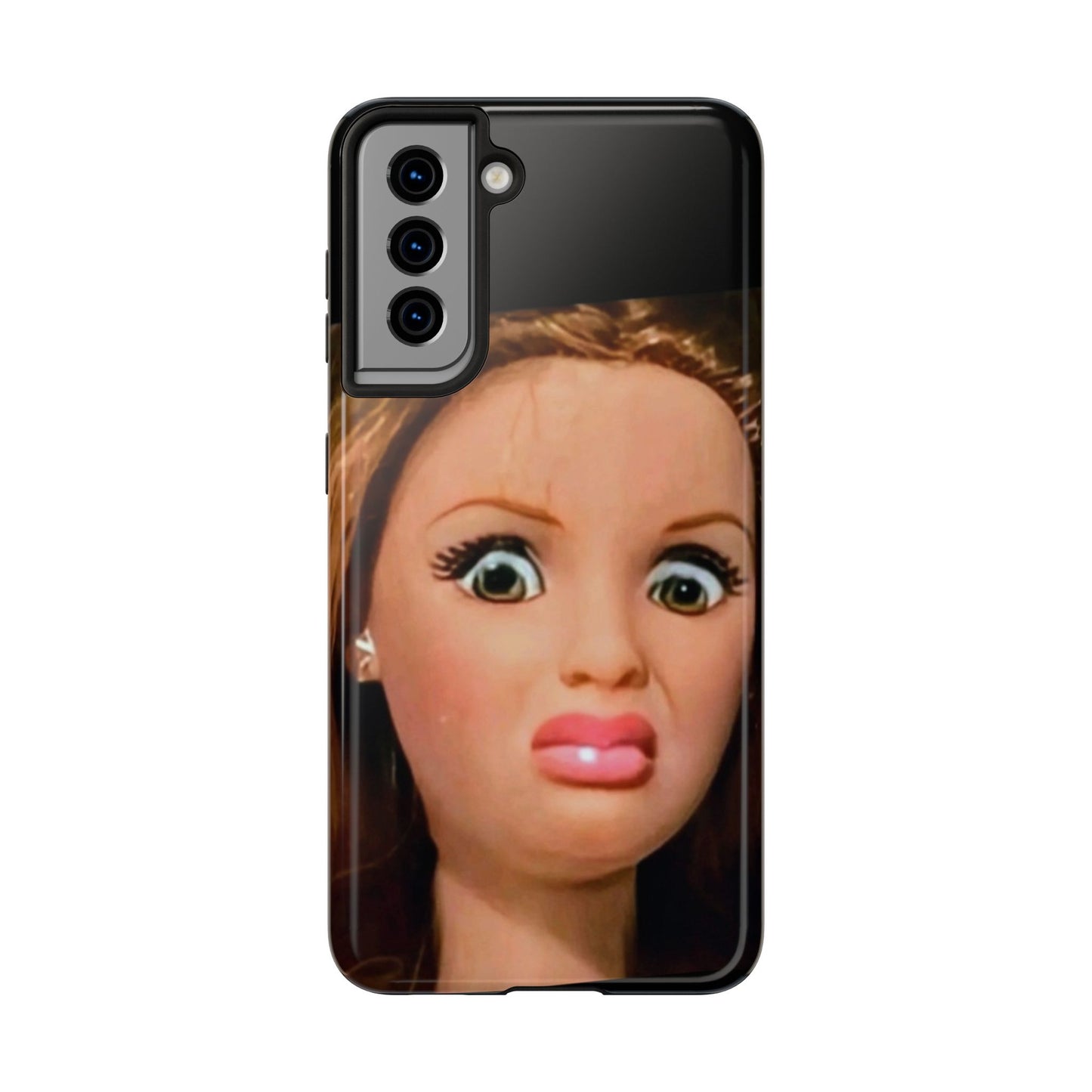 Funny Doll Phone Case, Tough Phone Covers for Teens, Novelty Gift for Friends, Quirky Protection, Unique Phone Accessories