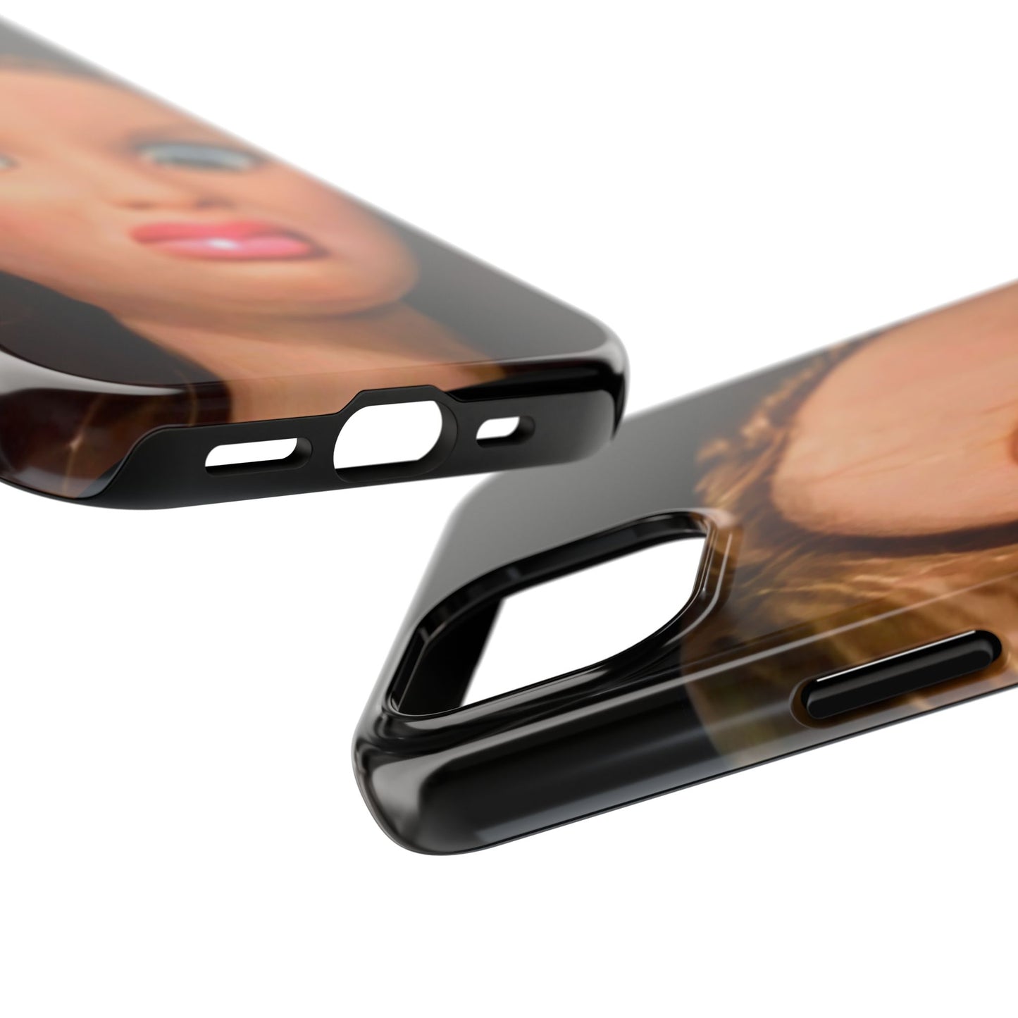 Funny Doll Phone Case, Tough Phone Covers for Teens, Novelty Gift for Friends, Quirky Protection, Unique Phone Accessories
