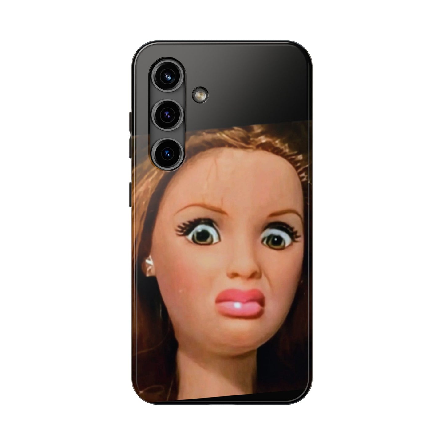 Funny Doll Phone Case, Tough Phone Covers for Teens, Novelty Gift for Friends, Quirky Protection, Unique Phone Accessories