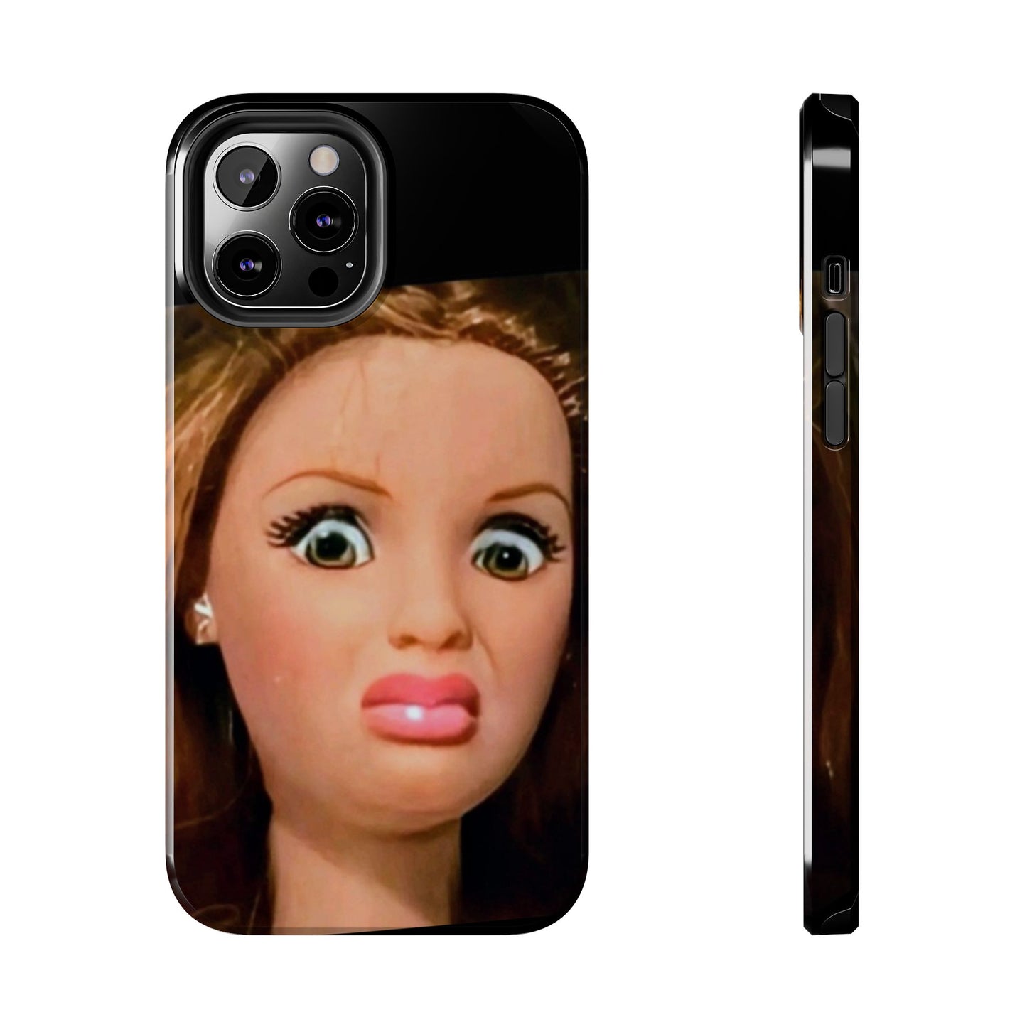 Funny Doll Phone Case, Tough Phone Covers for Teens, Novelty Gift for Friends, Quirky Protection, Unique Phone Accessories