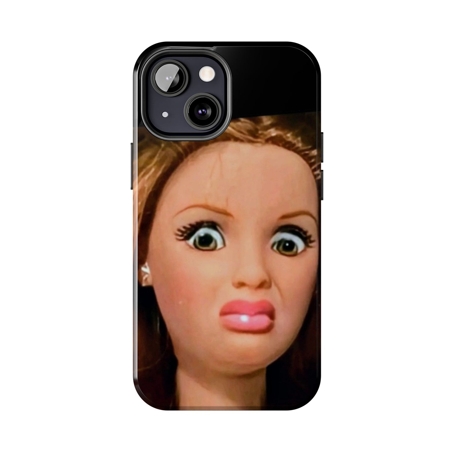 Funny Doll Phone Case, Tough Phone Covers for Teens, Novelty Gift for Friends, Quirky Protection, Unique Phone Accessories