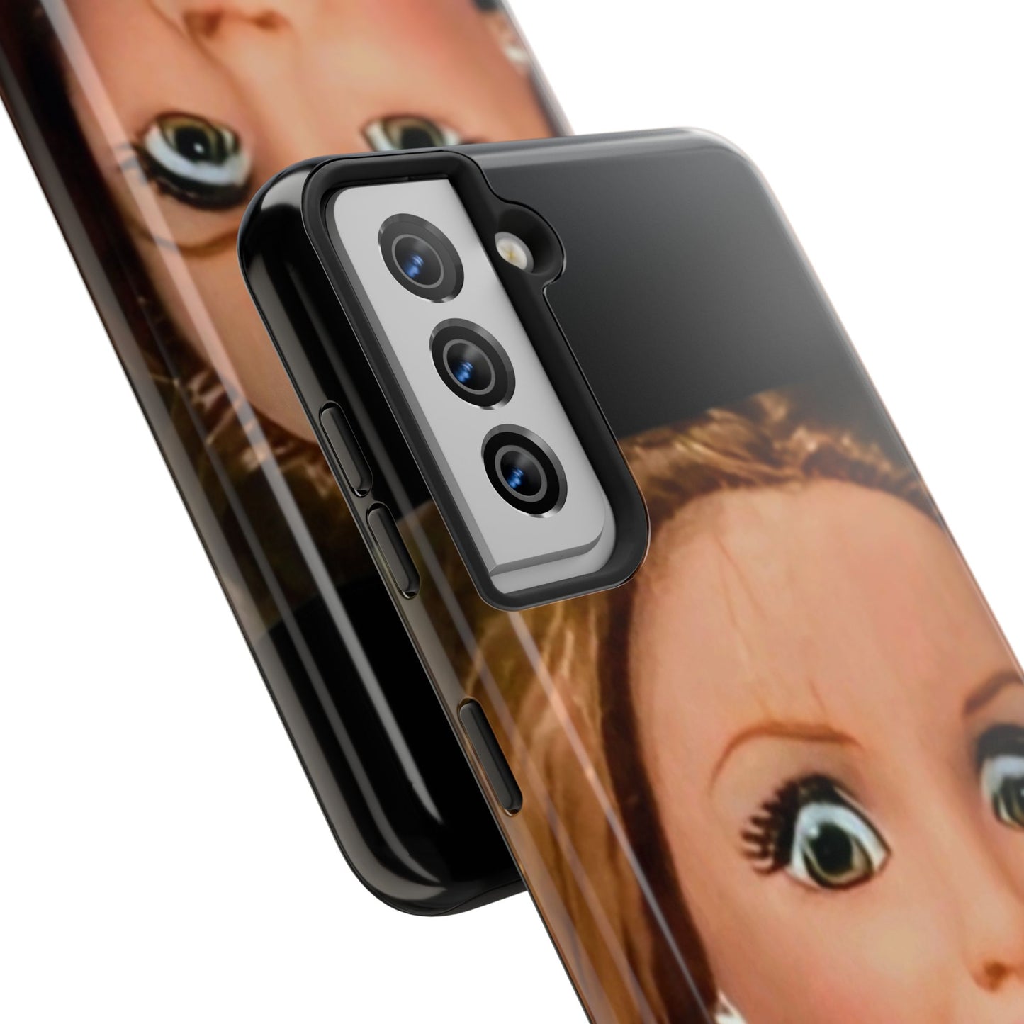 Funny Doll Phone Case, Tough Phone Covers for Teens, Novelty Gift for Friends, Quirky Protection, Unique Phone Accessories