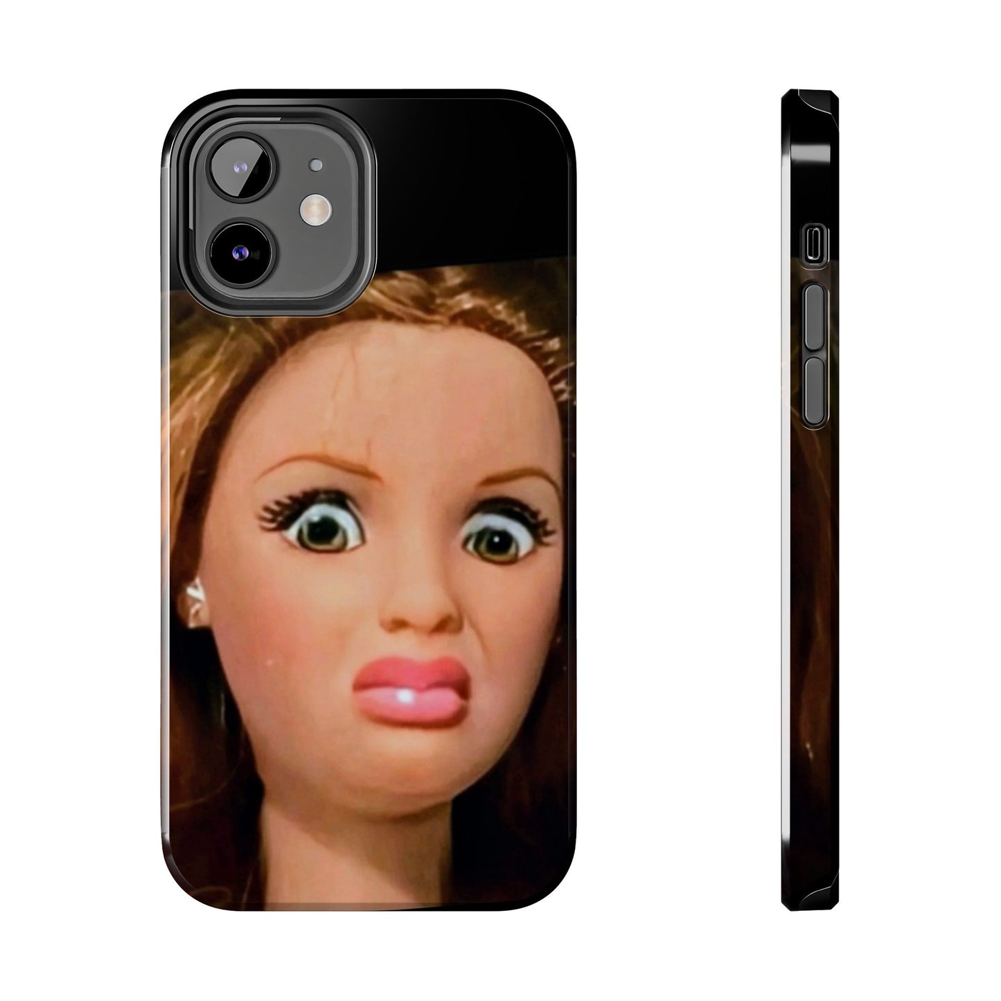 Funny Doll Phone Case, Tough Phone Covers for Teens, Novelty Gift for Friends, Quirky Protection, Unique Phone Accessories
