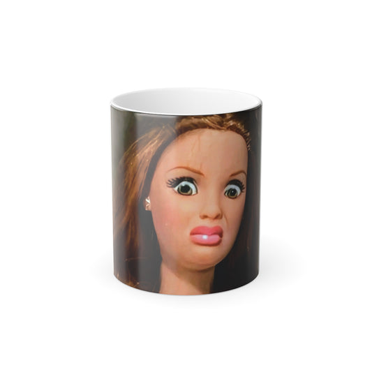 Color Morphing Mug - Hilarious Barbie is Disgusted Funny Coffee Lover's Gift