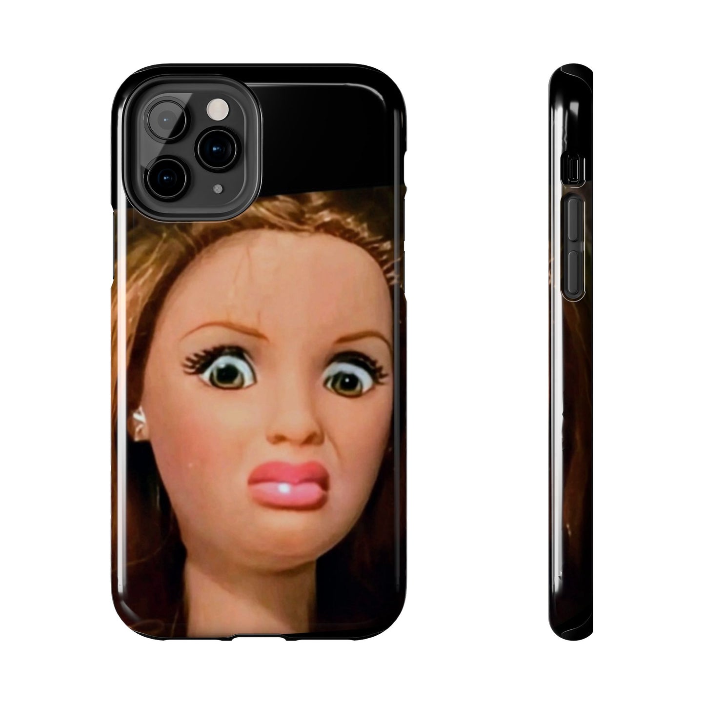 Funny Doll Phone Case, Tough Phone Covers for Teens, Novelty Gift for Friends, Quirky Protection, Unique Phone Accessories