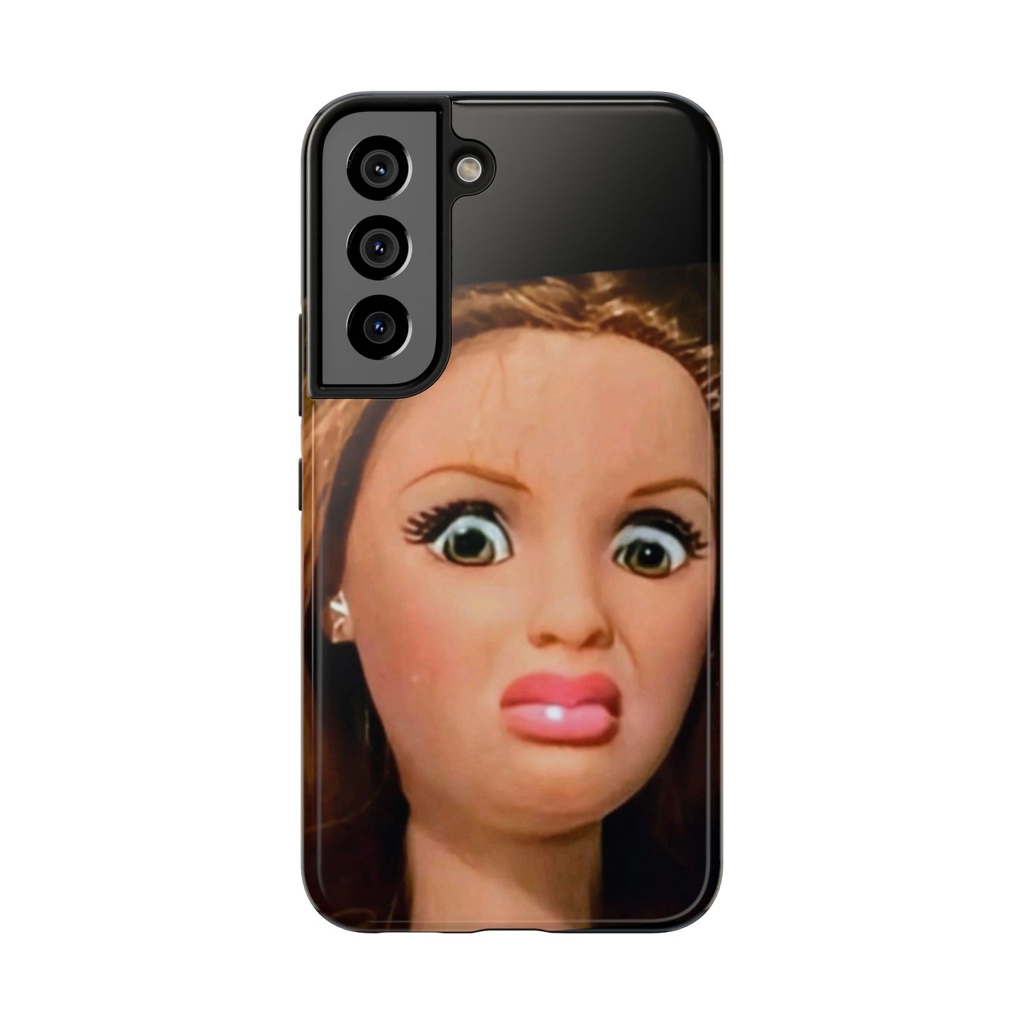 Funny Doll Phone Case, Tough Phone Covers for Teens, Novelty Gift for Friends, Quirky Protection, Unique Phone Accessories