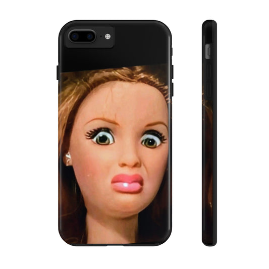 Funny Doll Phone Case, Tough Phone Covers for Teens, Novelty Gift for Friends, Quirky Protection, Unique Phone Accessories