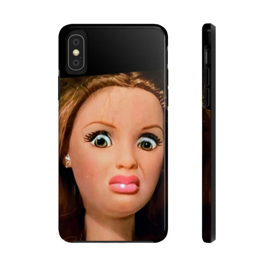 Funny Doll Phone Case, Tough Phone Covers for Teens, Novelty Gift for Friends, Quirky Protection, Unique Phone Accessories