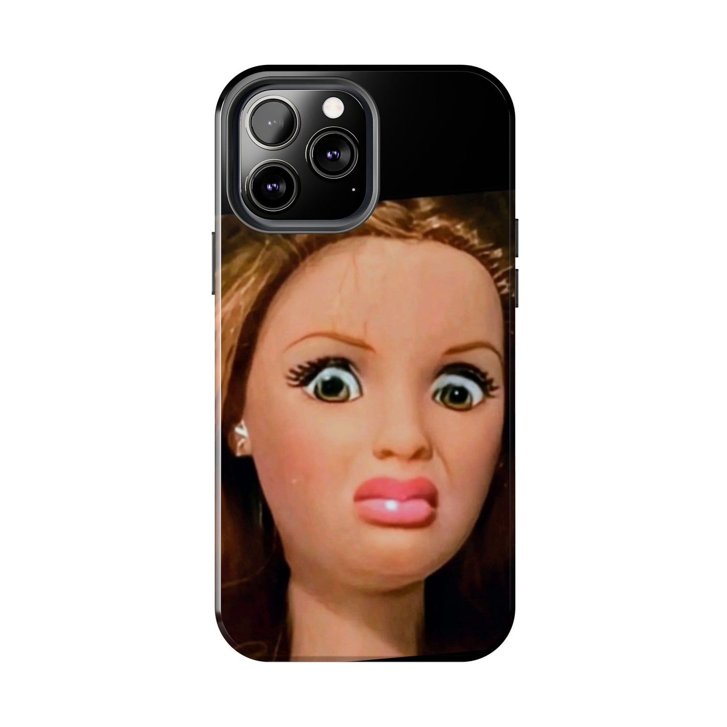 Funny Doll Phone Case, Tough Phone Covers for Teens, Novelty Gift for Friends, Quirky Protection, Unique Phone Accessories