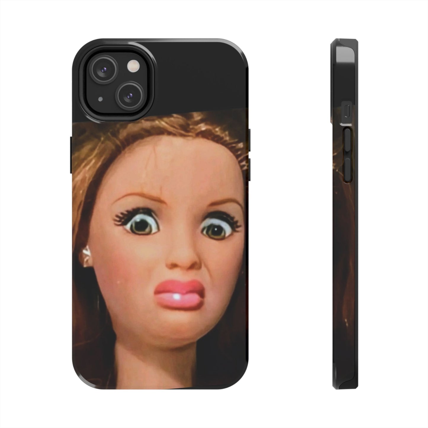 Funny Doll Phone Case, Tough Phone Covers for Teens, Novelty Gift for Friends, Quirky Protection, Unique Phone Accessories