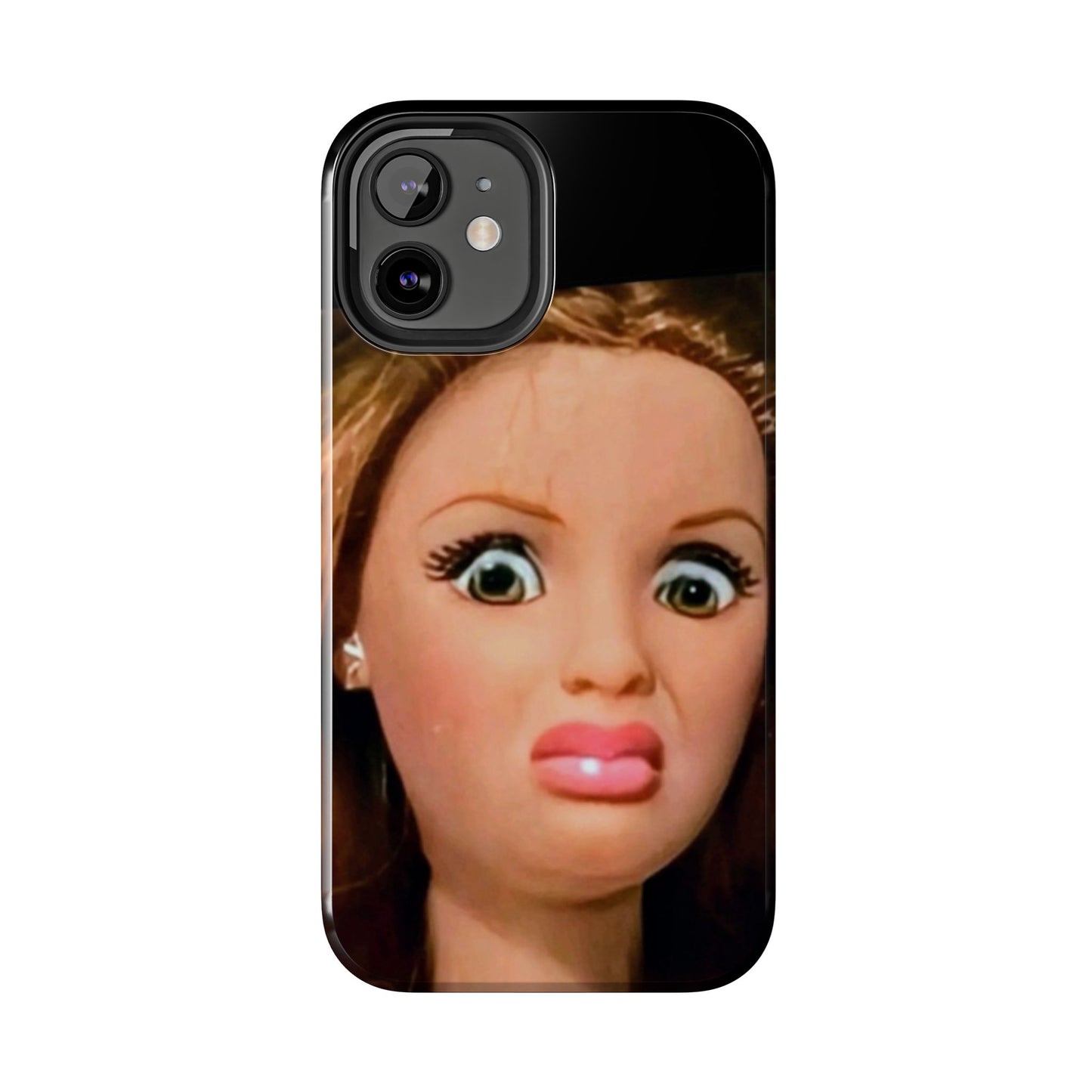 Funny Doll Phone Case, Tough Phone Covers for Teens, Novelty Gift for Friends, Quirky Protection, Unique Phone Accessories