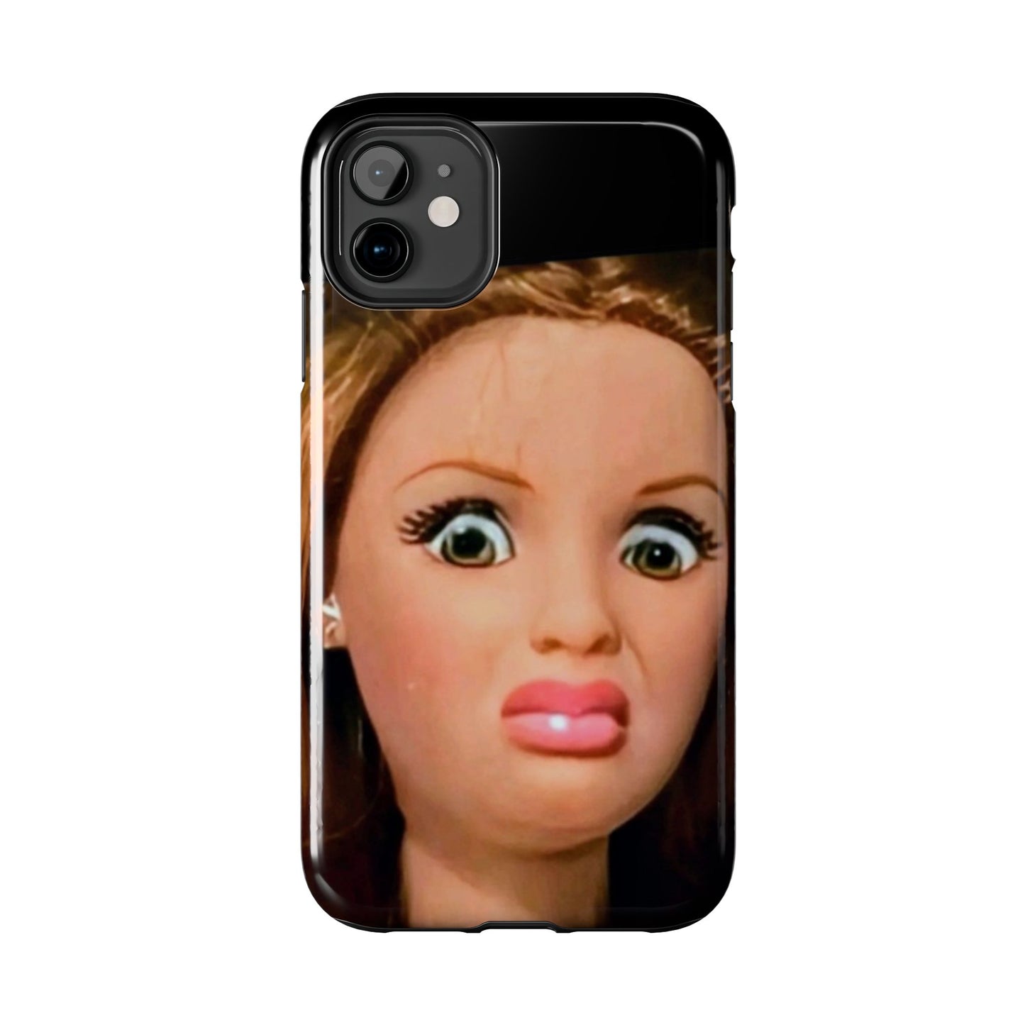 Funny Doll Phone Case, Tough Phone Covers for Teens, Novelty Gift for Friends, Quirky Protection, Unique Phone Accessories