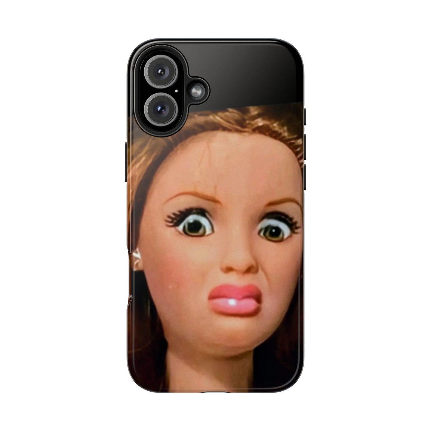 Funny Doll Phone Case, Tough Phone Covers for Teens, Novelty Gift for Friends, Quirky Protection, Unique Phone Accessories