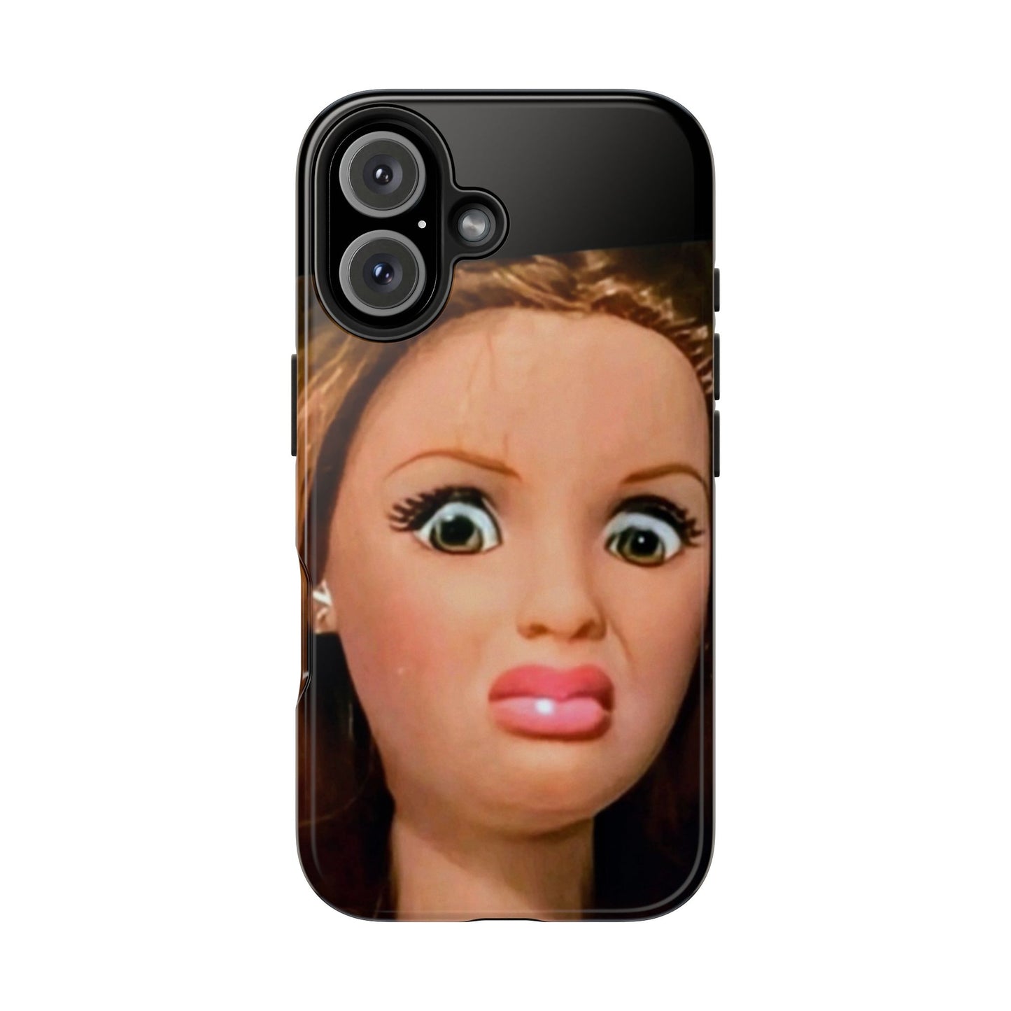 Funny Doll Phone Case, Tough Phone Covers for Teens, Novelty Gift for Friends, Quirky Protection, Unique Phone Accessories